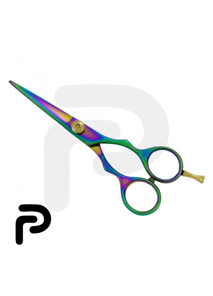 Barber pro Long Handle Scissors Adjustable Screw & Rest Finger